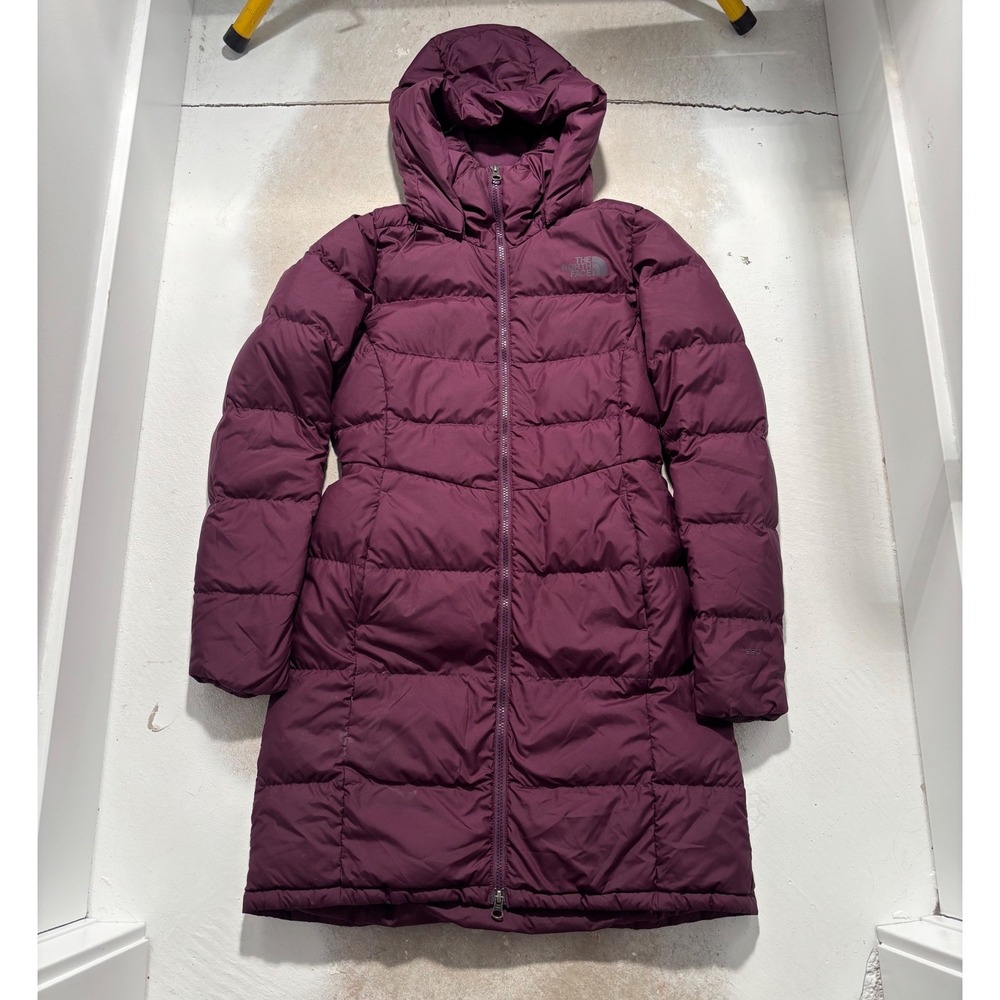 The North Face Metropolis 550 Down Parka Purple Puffer Jacket Womens S